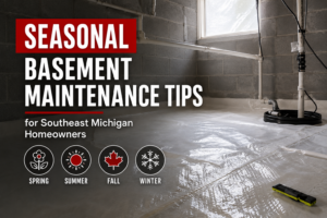 Seasonal Basement Maintenance Tips for Southeast Michigan Homeowners