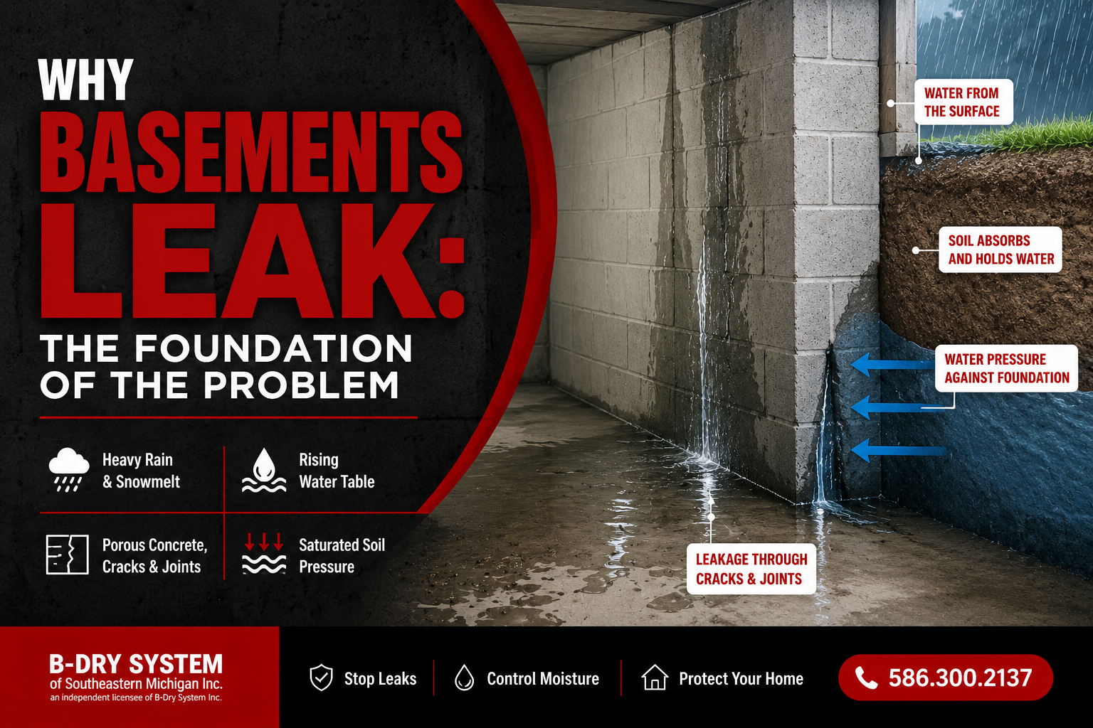 Basement Waterproofing Experts Serving Southeastern Michigan 