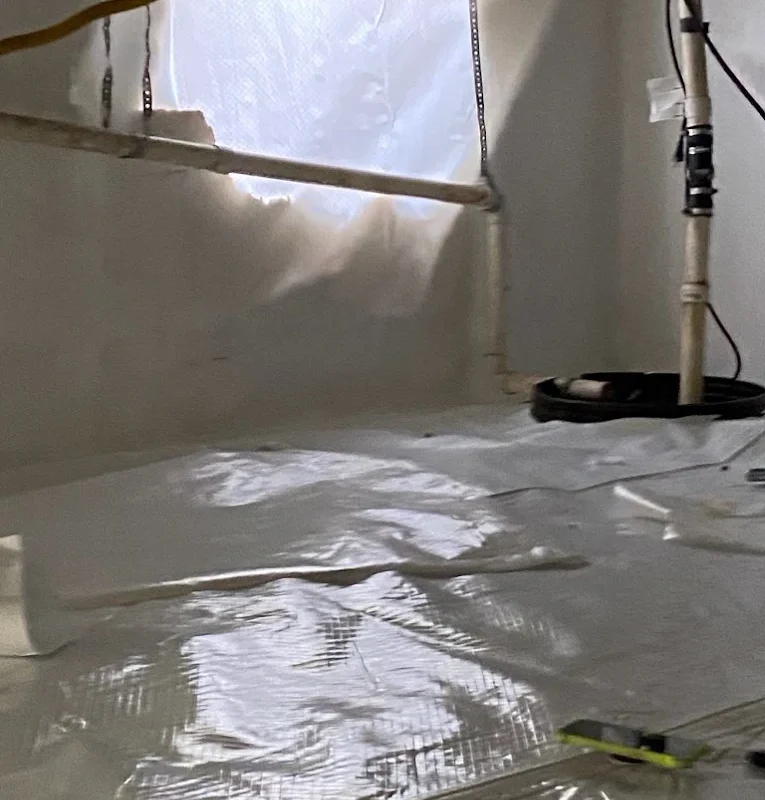 crawl space encapsulation, crawl space humidity, crawl space moisture control, crawl space vapor barrier, crawl space dehumidifier