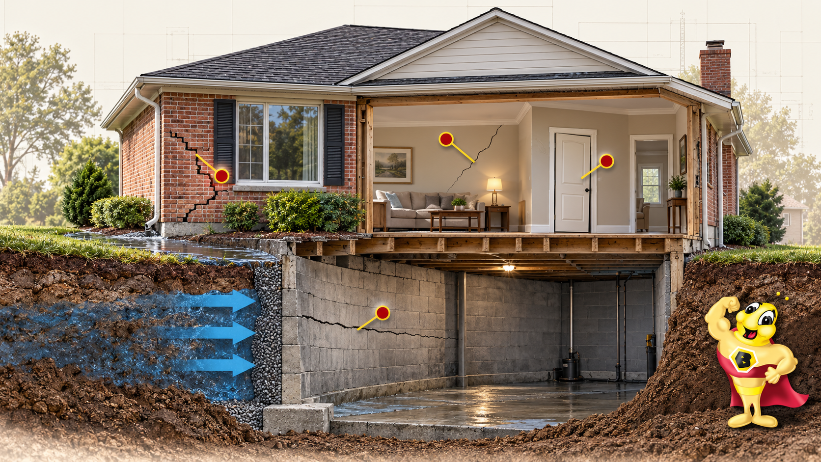 Signs Your Foundation Needs Repair | B-Dry System of Southeastern Michigan Inc